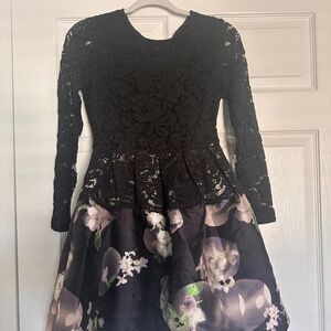 Skater Dress with Lace